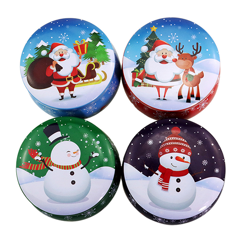 Coffee Tea Jars - Mini Christmas Metal Tin Jars Coffee