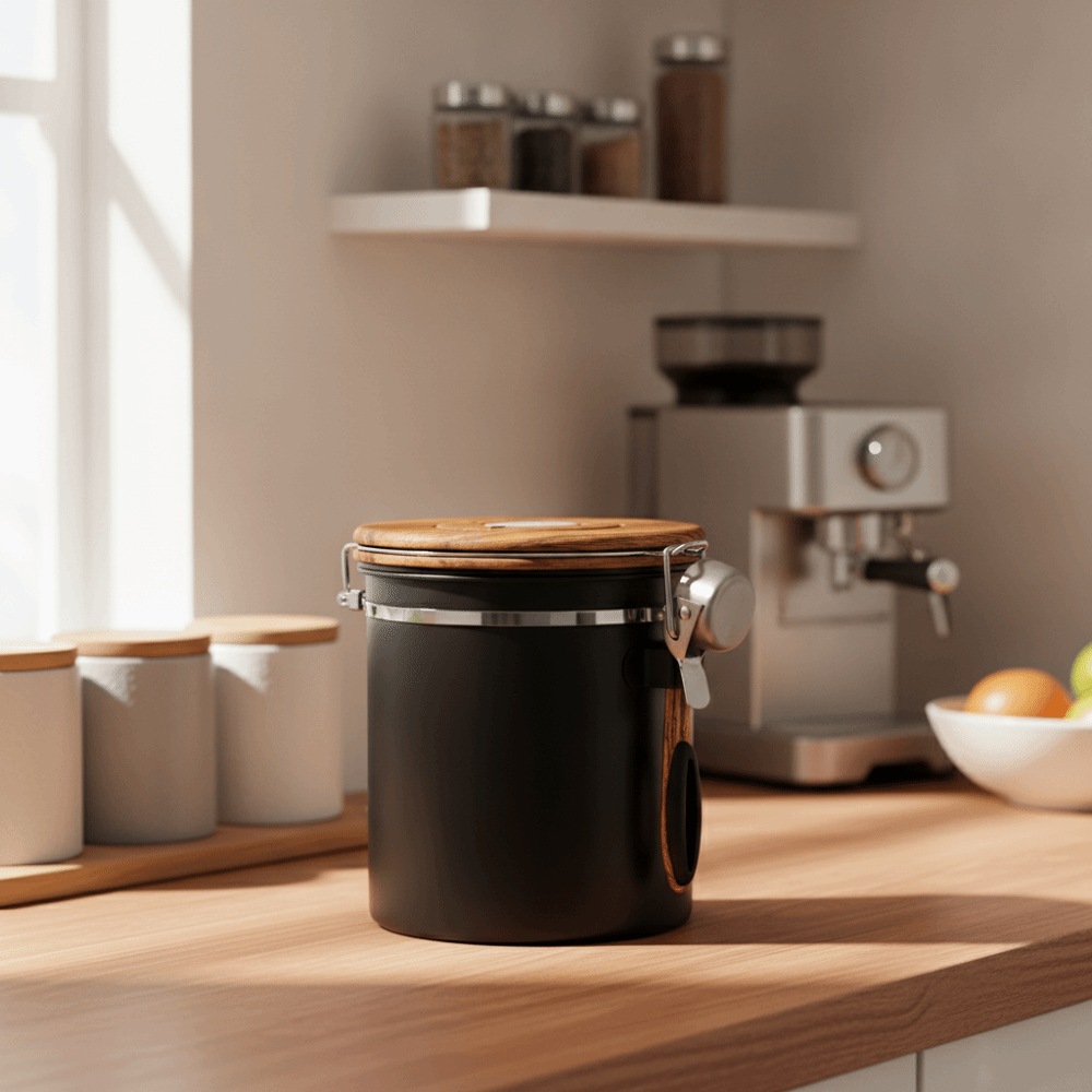 Coffee Tea Spoon - 304 Stainless Steel Coffee Bean Storage