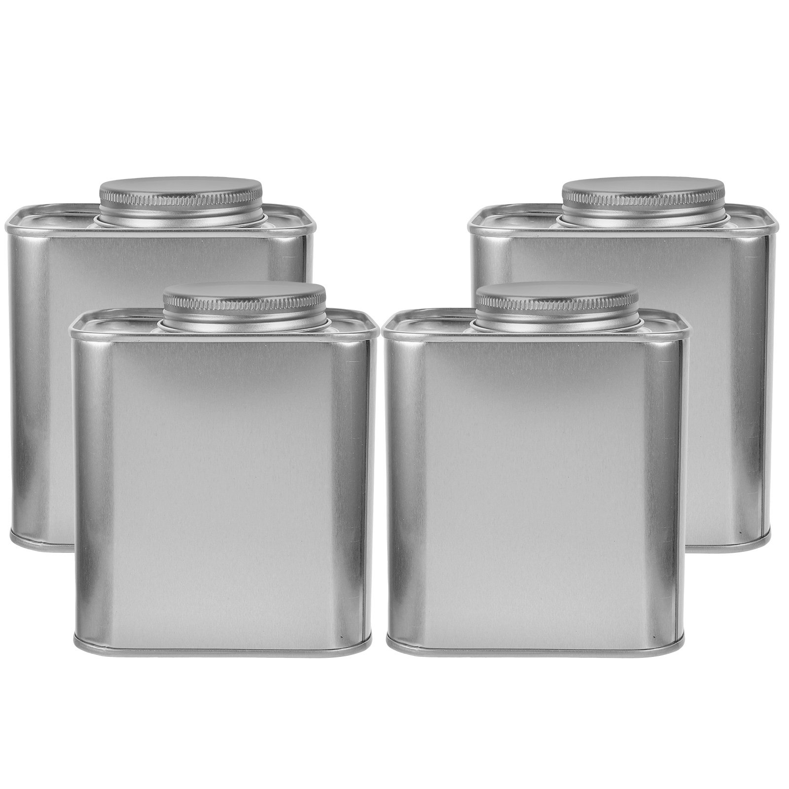 Coffee Tea Leaf - 4Pcs Coffee Bean Storage Canisters Tinplate