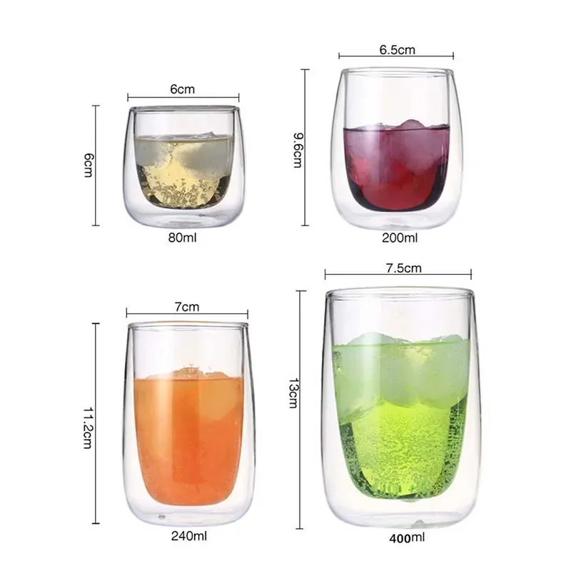 Coffee Tea Vodka - Wine Glasses Drinking Tumbler, Whiskey Vodka