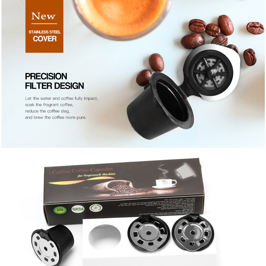 Coffee Tea Spoon - Upgraded Version Coffee Capsules Filter Cup