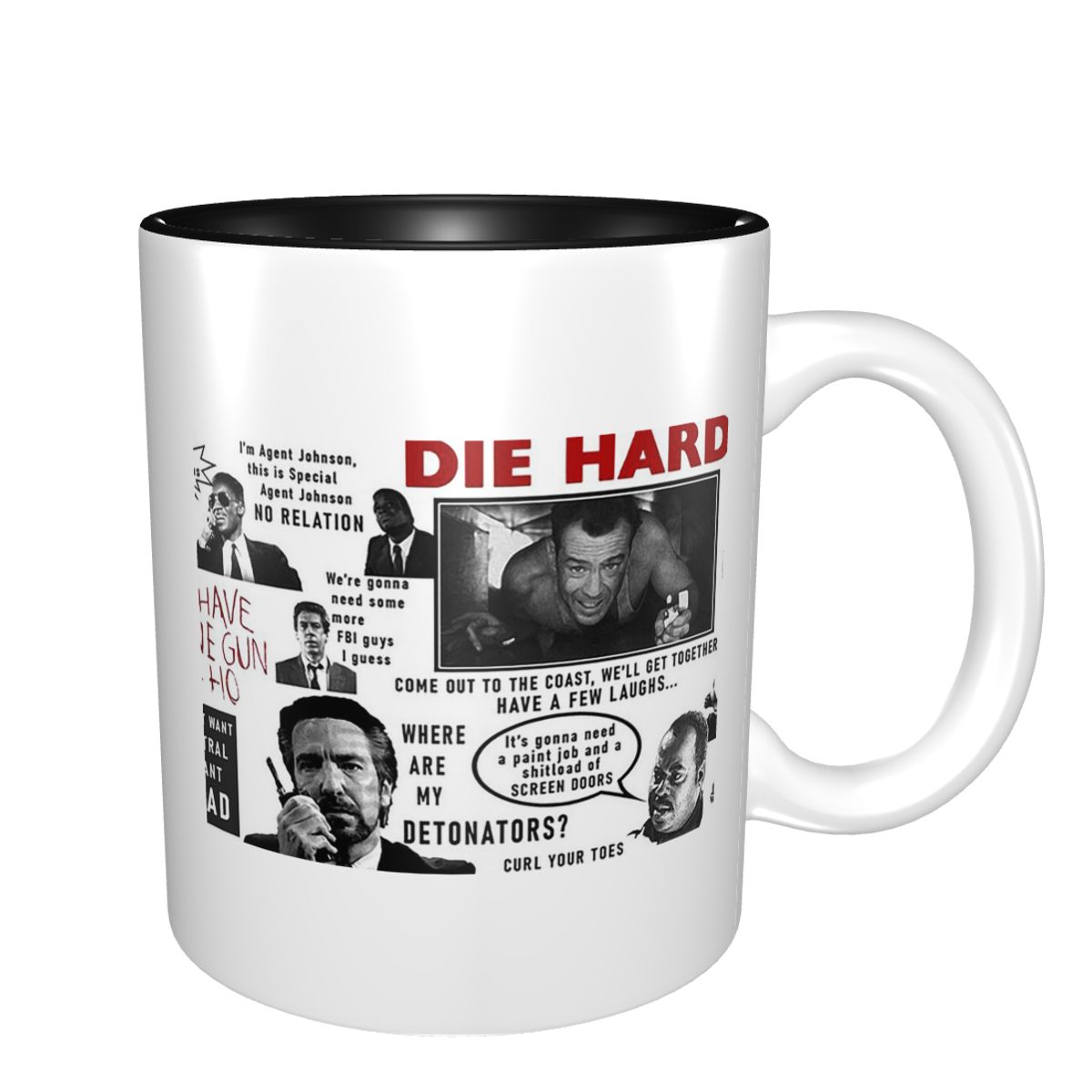 Coffee And Tea Quotes Funny - Die Hard Christmas - Quotes Mug