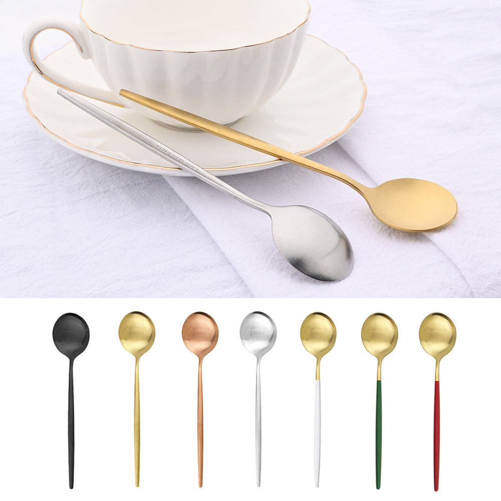Coffee Tea Spoon - 6Pcs Small Matte Spoon Tea Coffee