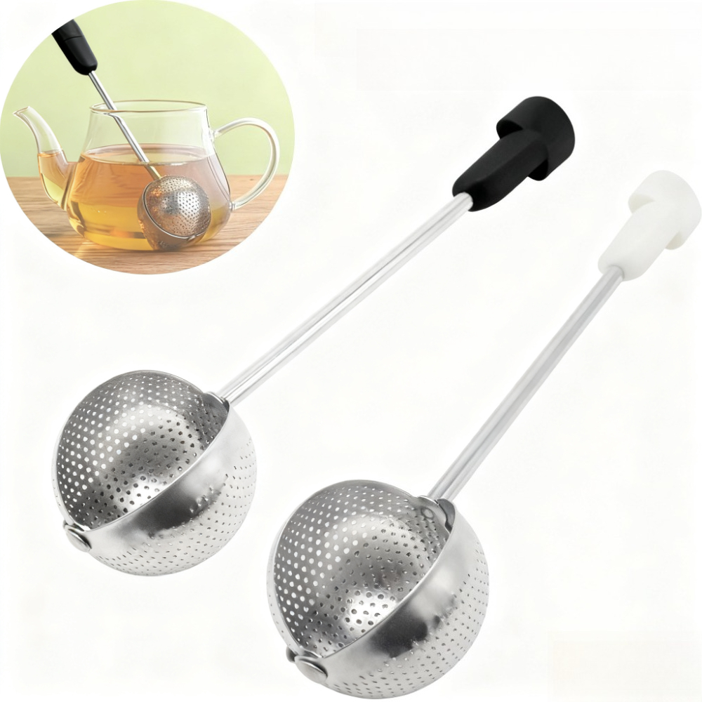 Coffee Tea Leaf - Stainless Steel Mesh Twisting Tea Ball
