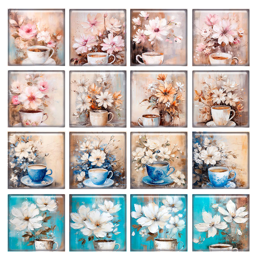 Random Mixed Round/Oval/Square - огляд і ціна Coffee Tea Photos