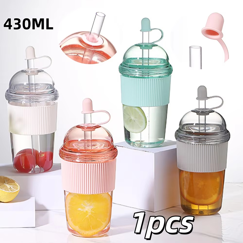 1pc 430ml Portable Flip Straw  - огляд і ціна Coffee Jelly Tea
