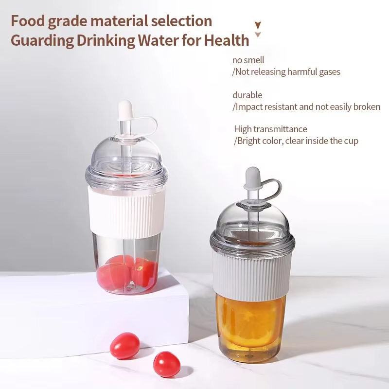 1pc 430ml Portable Flip Straw  - огляд і ціна Coffee Jelly Tea