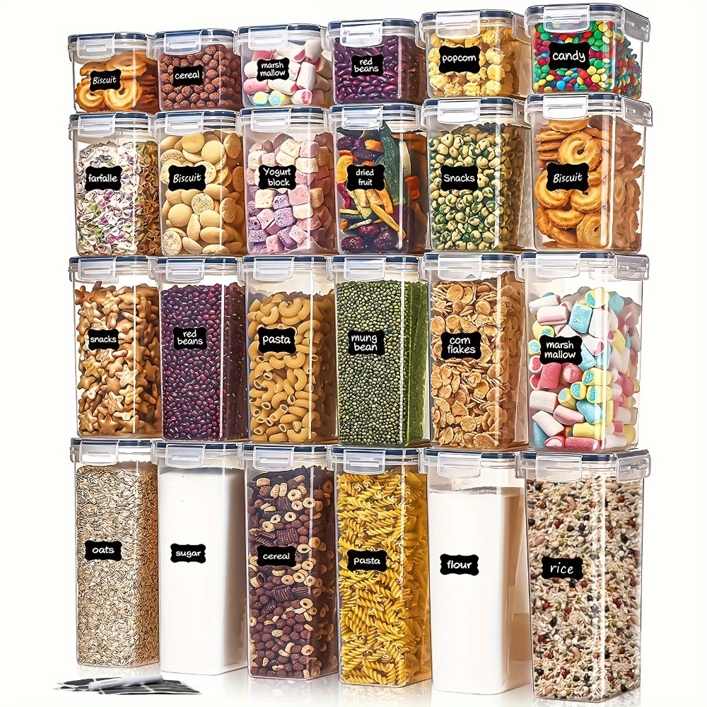 24Pcs Food Storage Containers  - огляд і ціна Tea Coffee Sugar Container