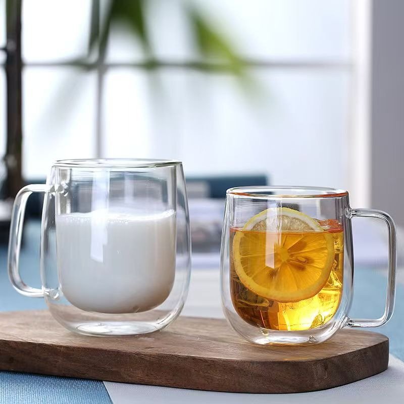 Double Wall Glass Handled Mug  - огляд і ціна Double Wall Mug
