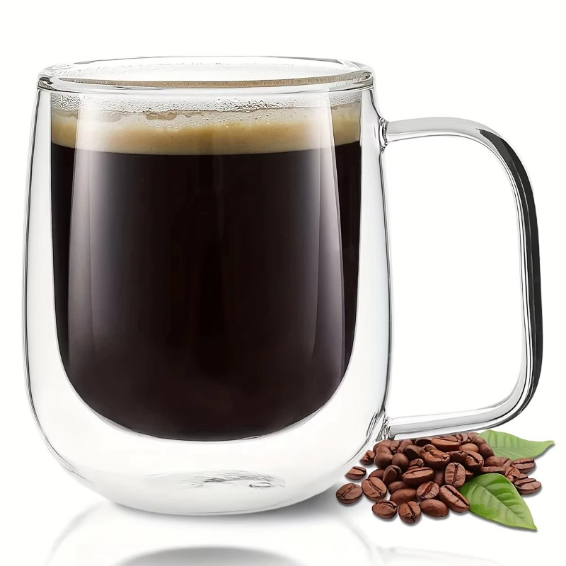 Double Wall Glass Handled Mug  - огляд і ціна Double Wall Mug