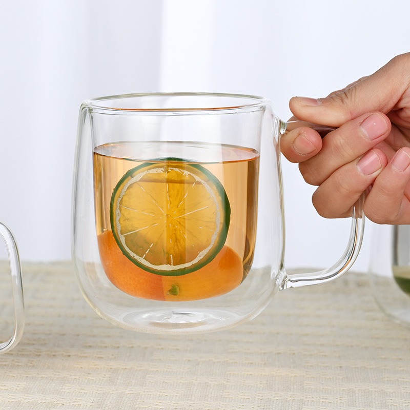 Double Wall Glass Handled Mug  - огляд і ціна Double Wall Mug