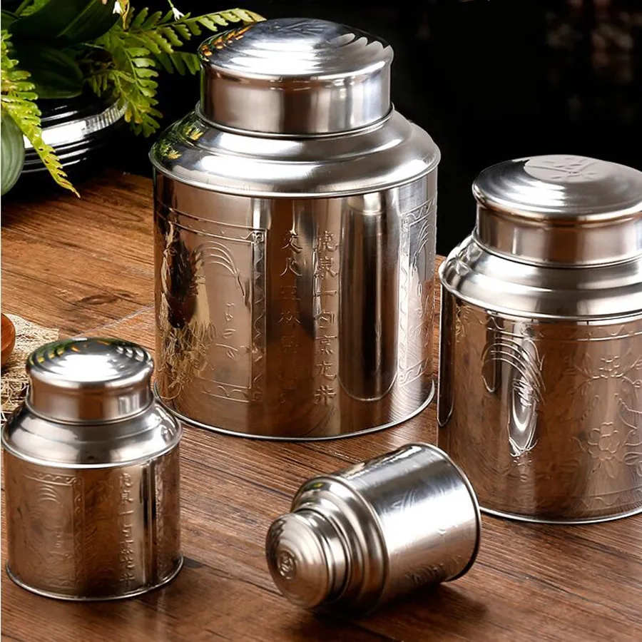 Stainless Steel Large Tea Cadd - огляд і ціна Tea Coffee Sugar Container