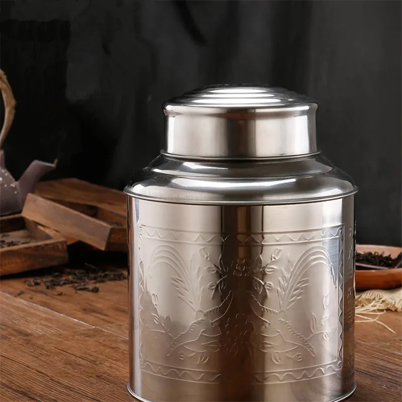 Stainless Steel Large Tea Cadd - огляд і ціна Tea Coffee Sugar Container
