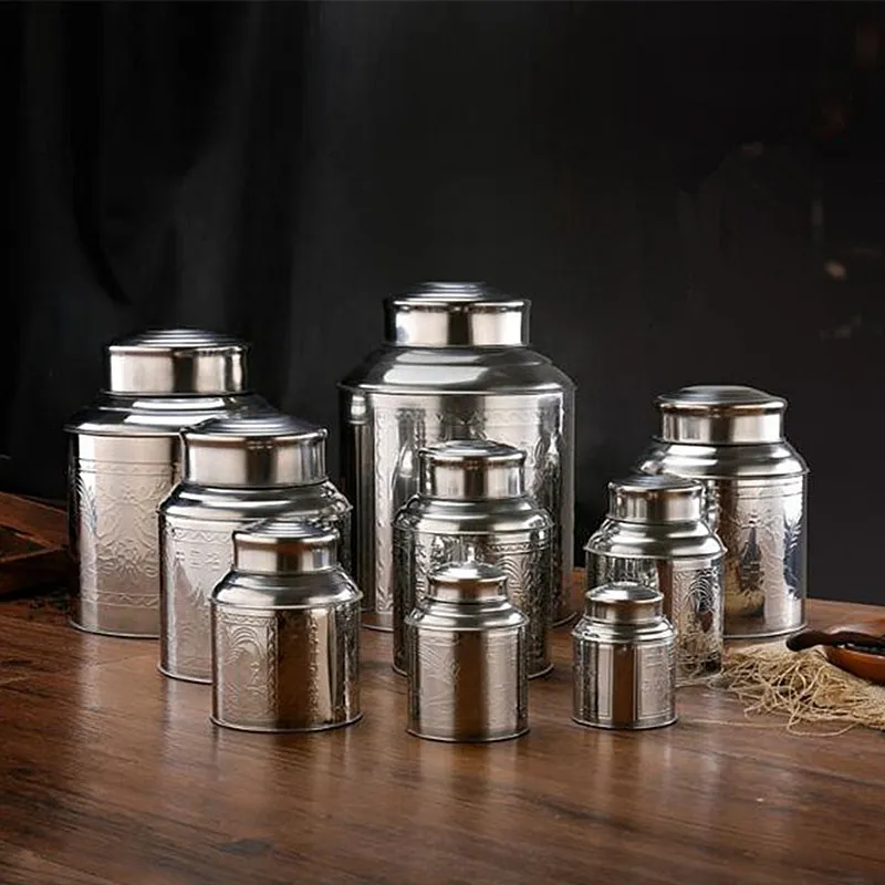 Stainless Steel Large Tea Cadd - огляд і ціна Tea Coffee Sugar Container