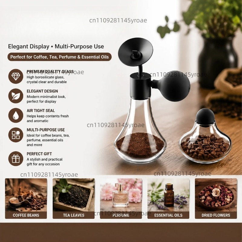 Glass Aroma Sample Bottle Coff - огляд і ціна Coffee Tea Jars