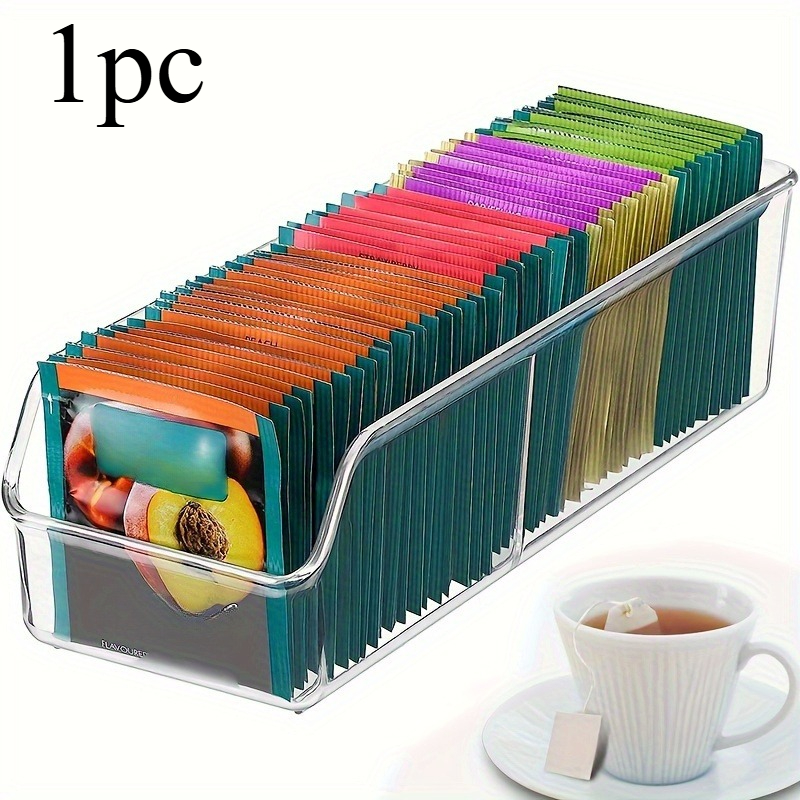1pc Clear Tea Bag Organizer Bo - огляд і ціна Coffee Tea Sugar Canister Set