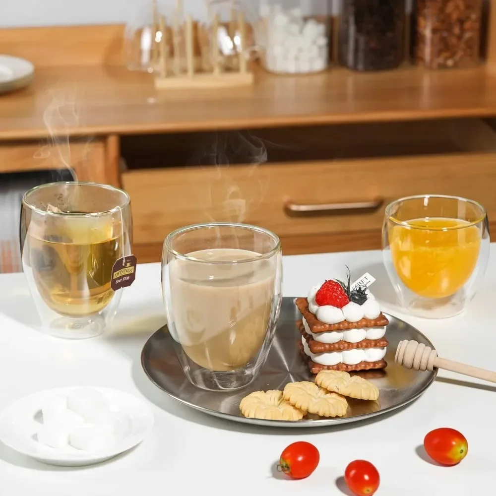 6 pcs Clear Double Wall Glass  - огляд і ціна Double Wall Mug