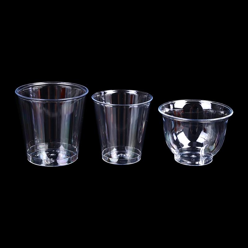 30-50pc Clear Plastic Disposab - огляд і ціна Coffee Jelly Tea