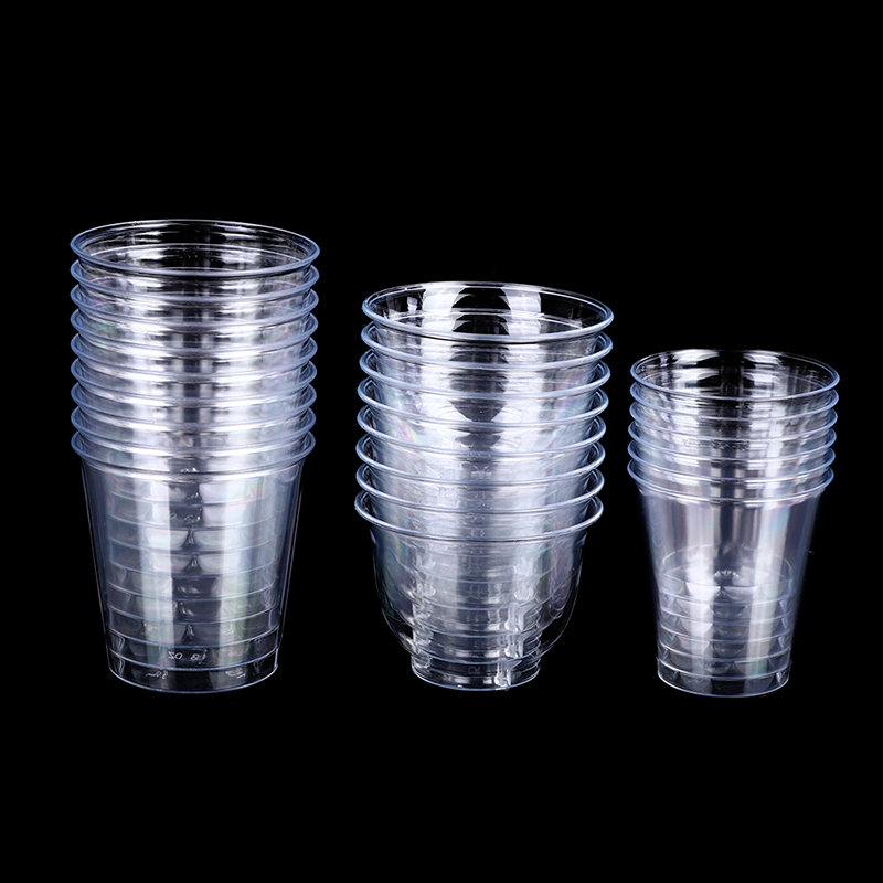 30-50pc Clear Plastic Disposab - огляд і ціна Coffee Jelly Tea