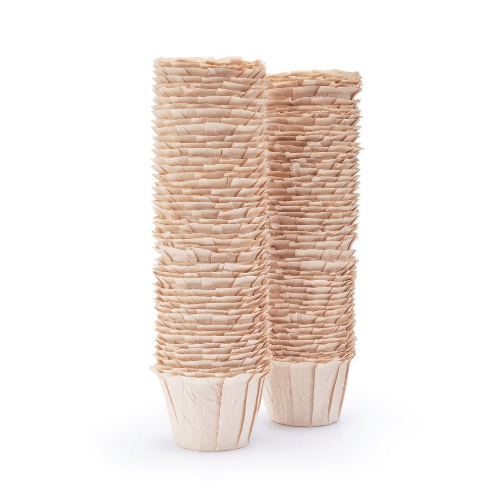 50/100 Pcs Natural Disposable  - огляд і ціна Coffee Tea Paper Cups