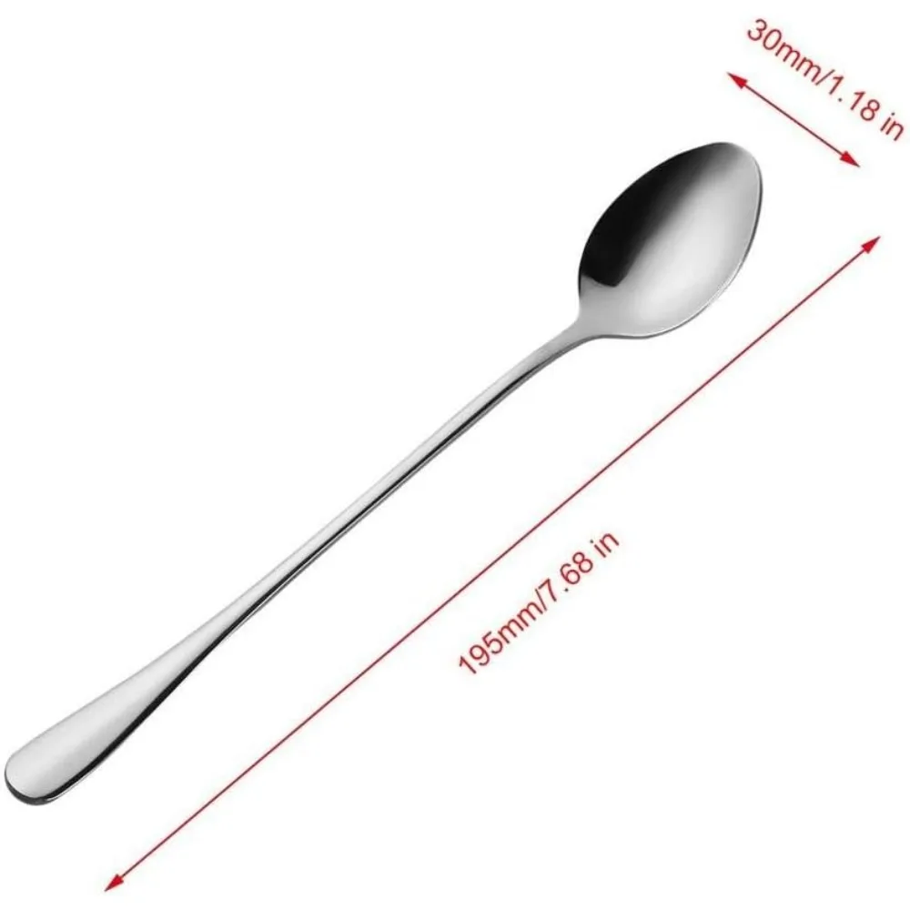 6 Piece Stainless Steel Coffee - огляд і ціна Coffee Tea Spoon