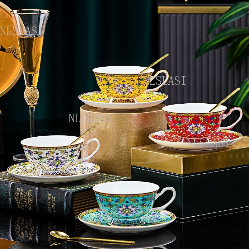 220ml Chinese Floral Bone Chin - огляд і ціна Coffee Tea Spoon