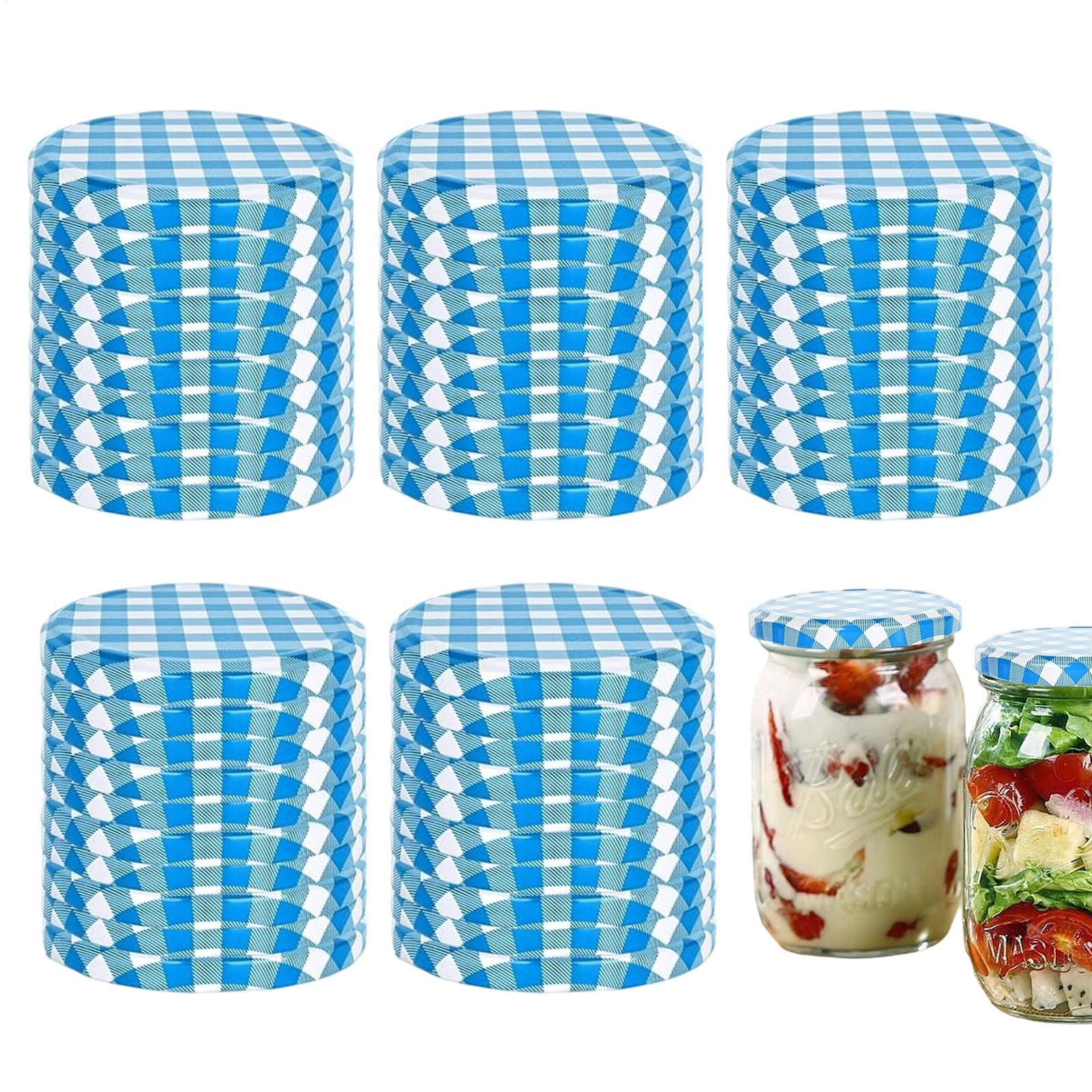 Canning Jar Lids 50 Piece Leak - огляд і ціна Coffee Tea Jars