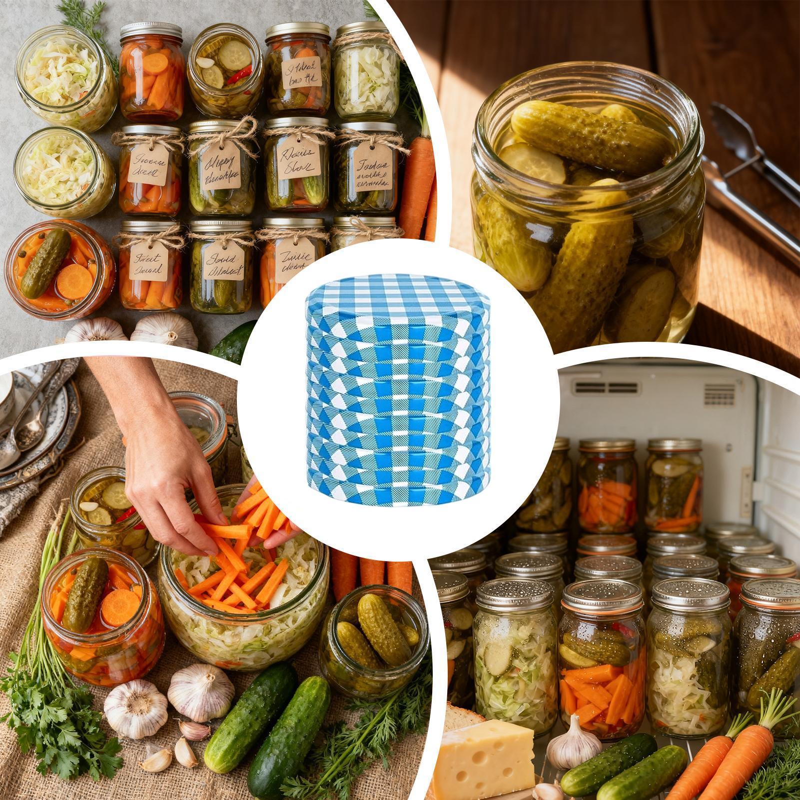 Canning Jar Lids 50 Piece Leak - огляд і ціна Coffee Tea Jars