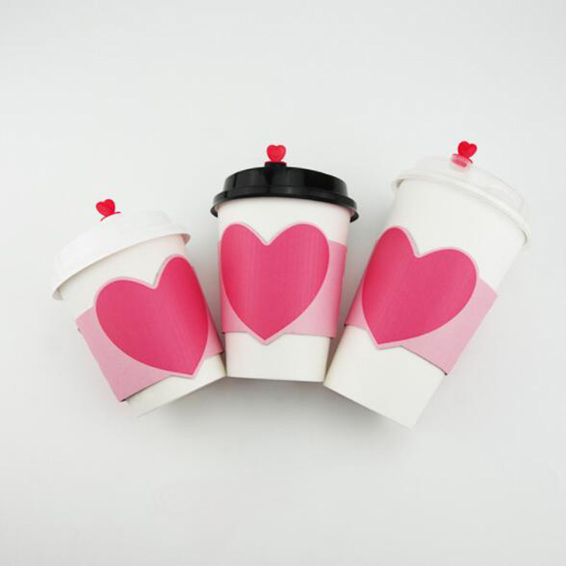 100pcs Disposable Cup Sleeve F - огляд і ціна Coffee Tea Paper Cups