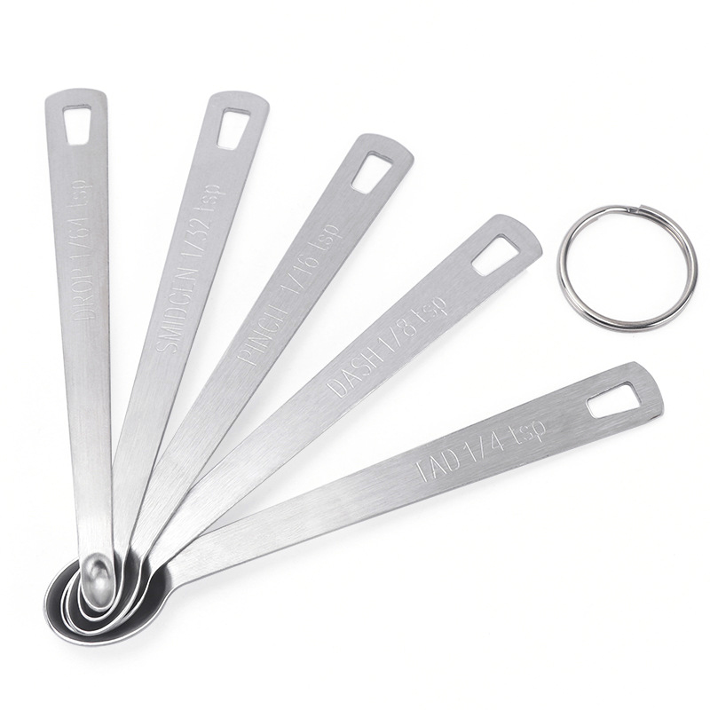 5pcs/Set Small Measuring Spoon - огляд і ціна Coffee Tea Spoon
