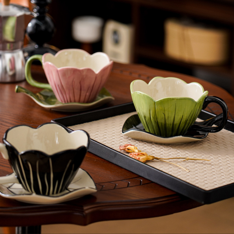 Irregular Hand-painted Coffee  - огляд і ціна Coffee Tea Leaf