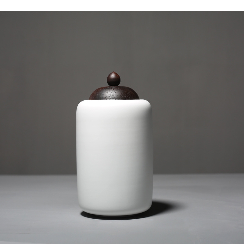 Ceramic Tea Pot Wooden Lid Por - огляд і ціна Tea Coffee Sugar Container
