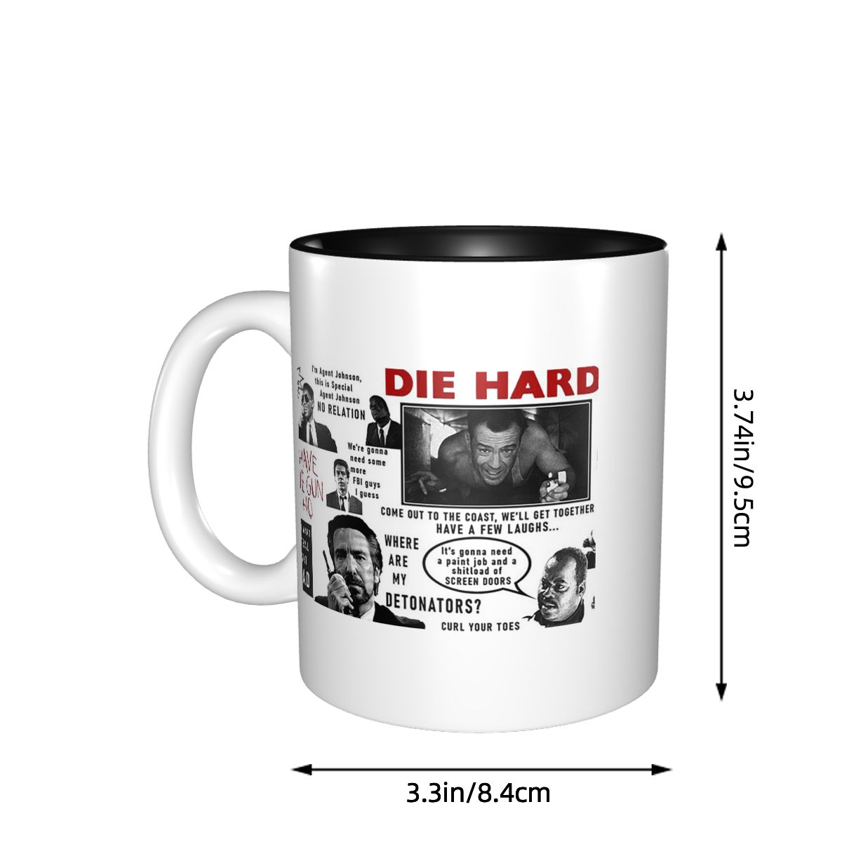 Die Hard Christmas - Quotes Mu - огляд і ціна Coffee And Tea Quotes Funny