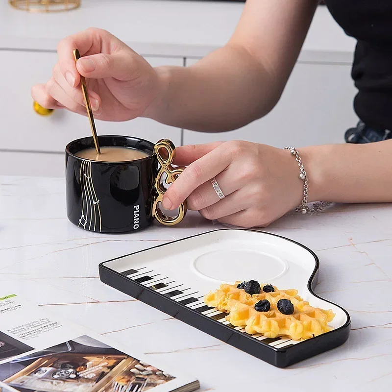200ml Creative Piano Coffee Mu - огляд і ціна Coffee Tea Spoon