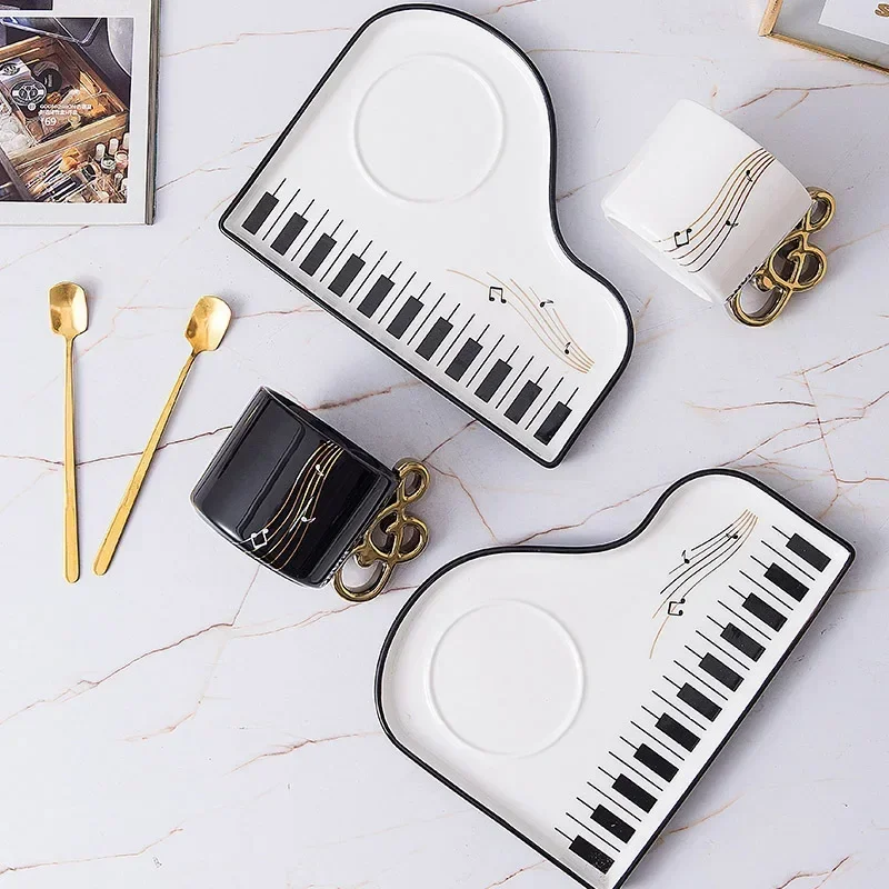 200ml Creative Piano Coffee Mu - огляд і ціна Coffee Tea Spoon