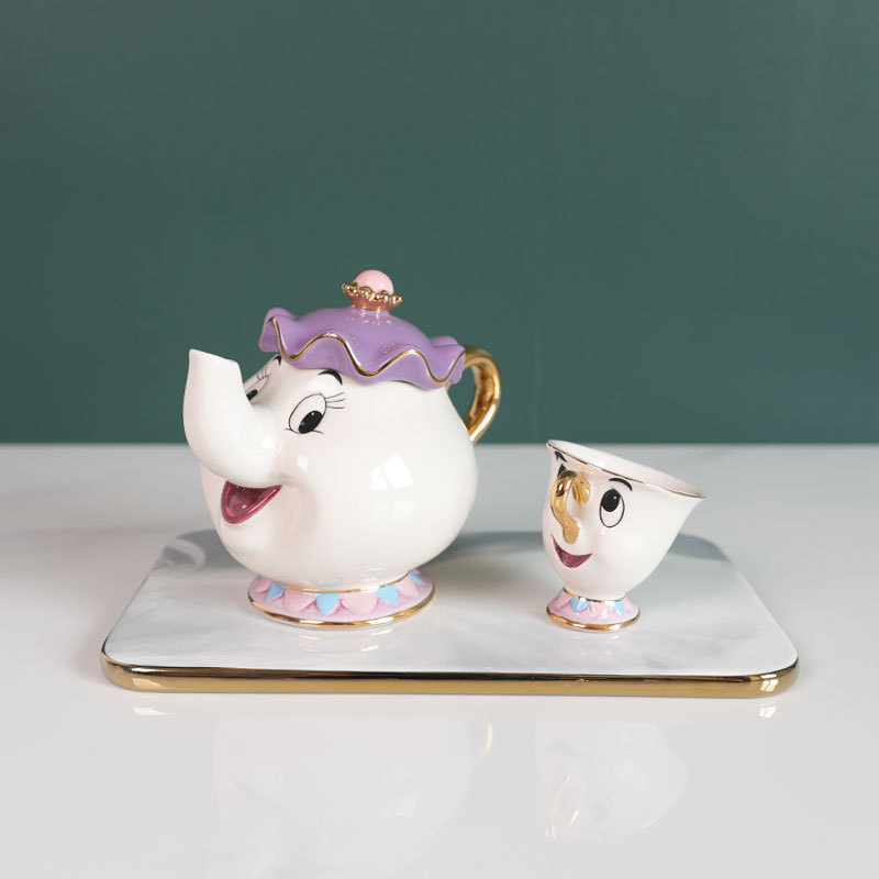 Hot Teapot Cartoon Beauty And  - огляд і ціна Coffee Tea Jars