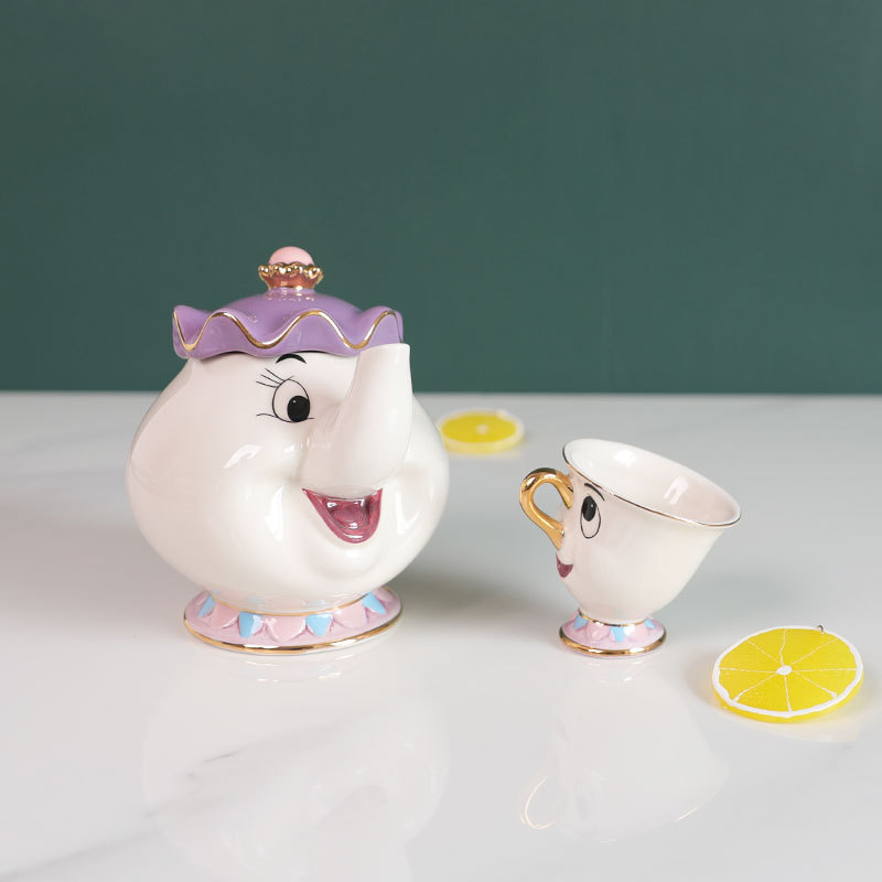 Hot Teapot Cartoon Beauty And  - огляд і ціна Coffee Tea Jars