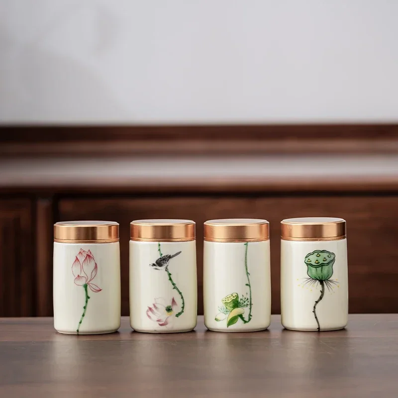 4PCS/LOT Boutique ceramics Tea - огляд і ціна Tea Coffee Sugar Container