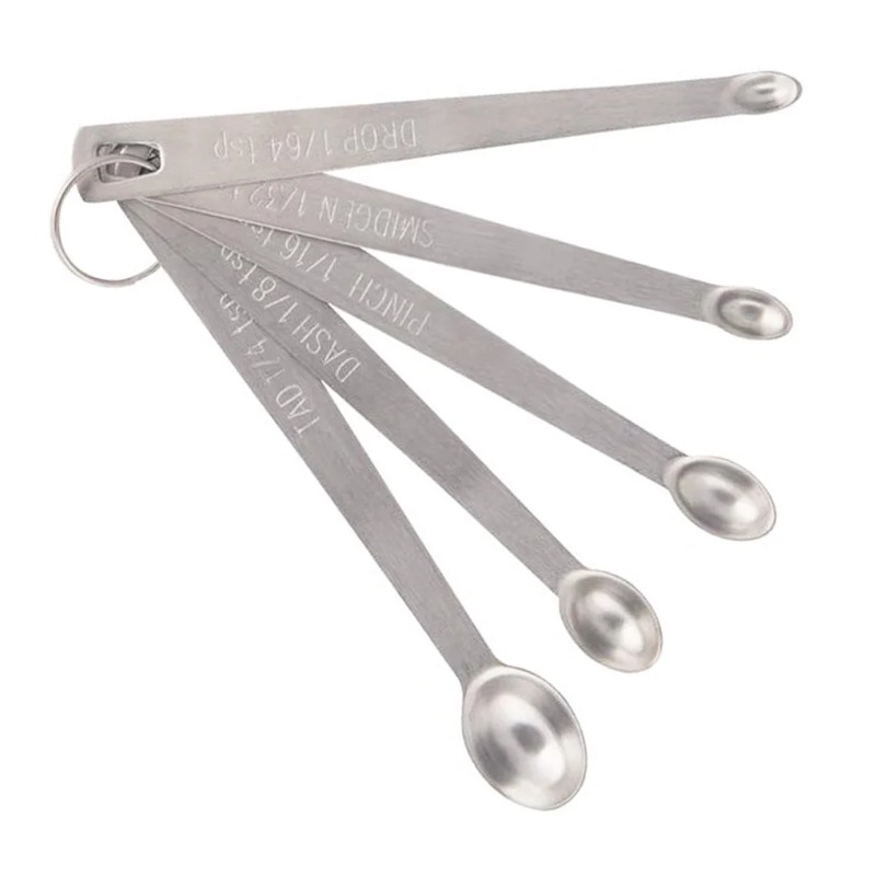 5pcs/Set Small Measuring Spoon - огляд і ціна Coffee Tea Spoon