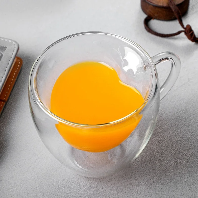 1pcs Heart-Shaped Glass Coffee - огляд і ціна Coffee Tea Vodka
