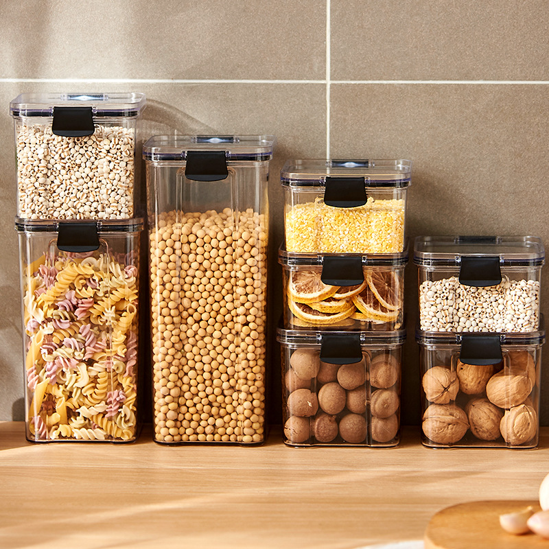 Sealed Jars Kitchen Grain Stor - огляд і ціна Tea Coffee Sugar Container