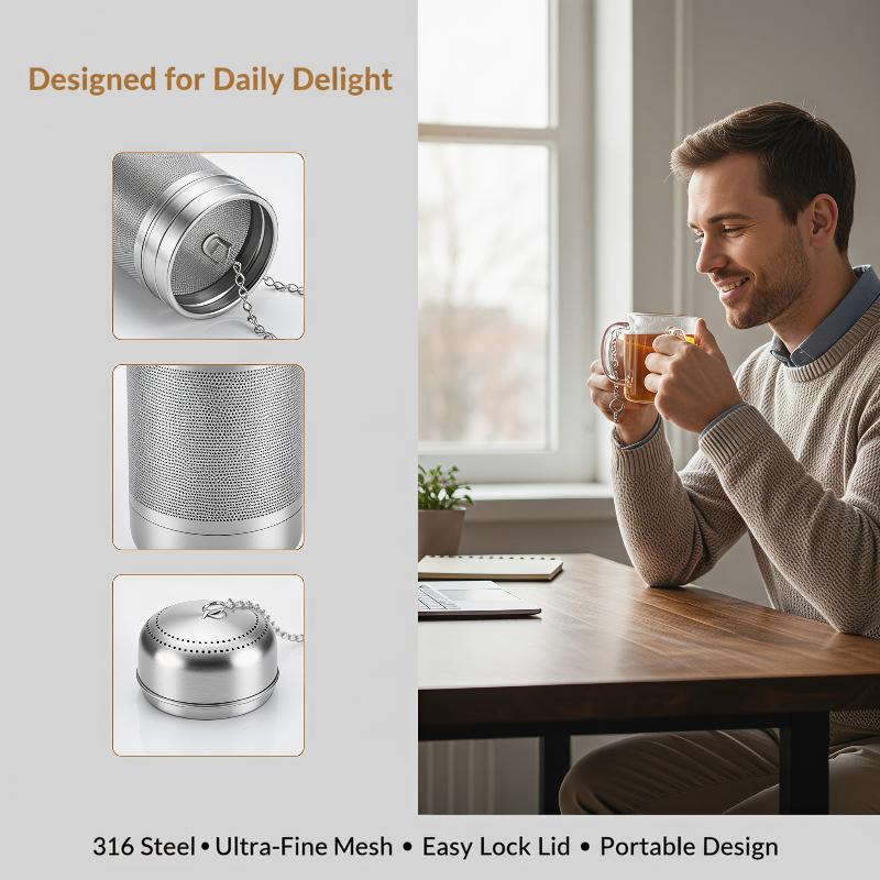 Stainless Steel Tea Infuser St - огляд і ціна Coffee Tea Leaf