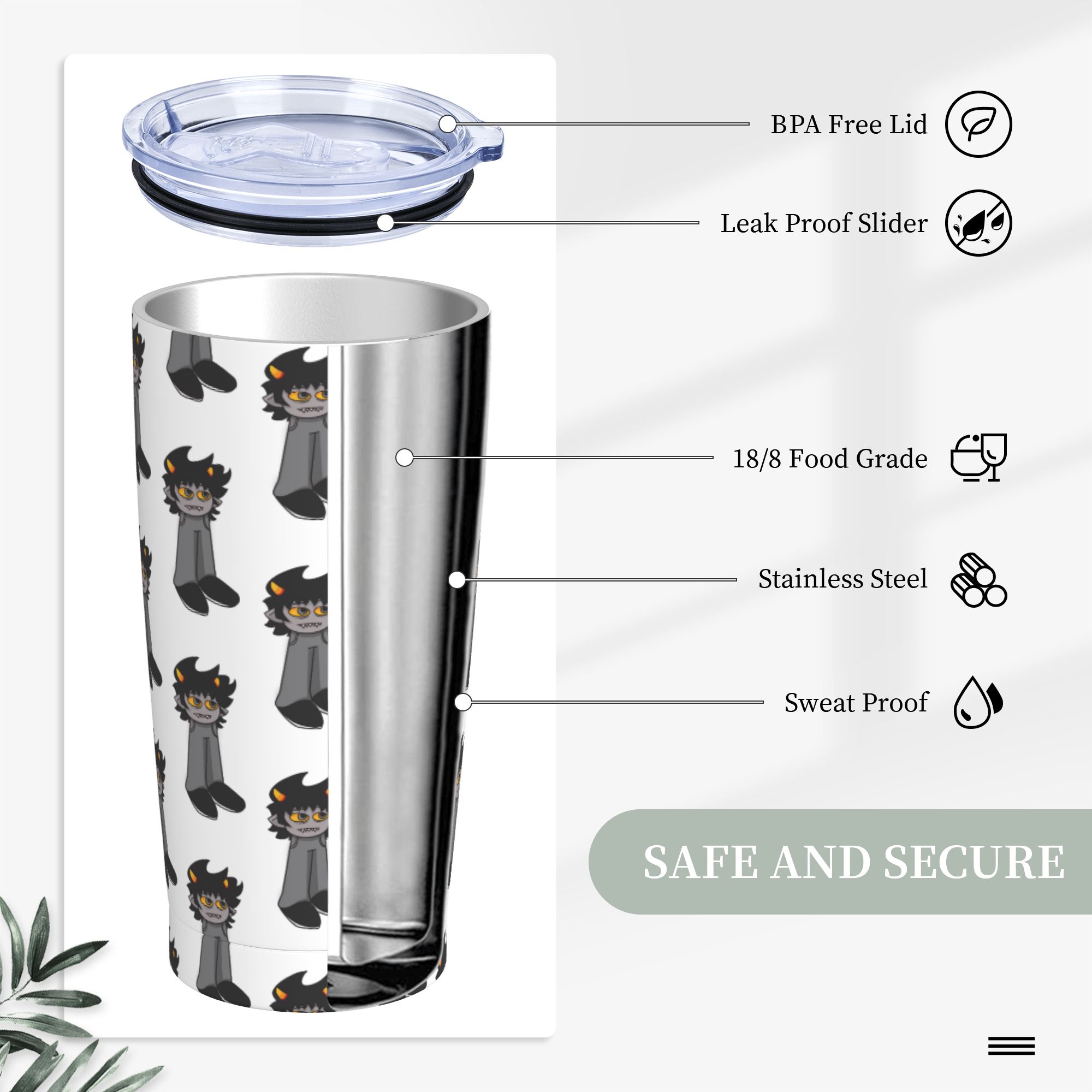 Karkat Vantas Insulated Tumble - огляд і ціна Double Wall Mug