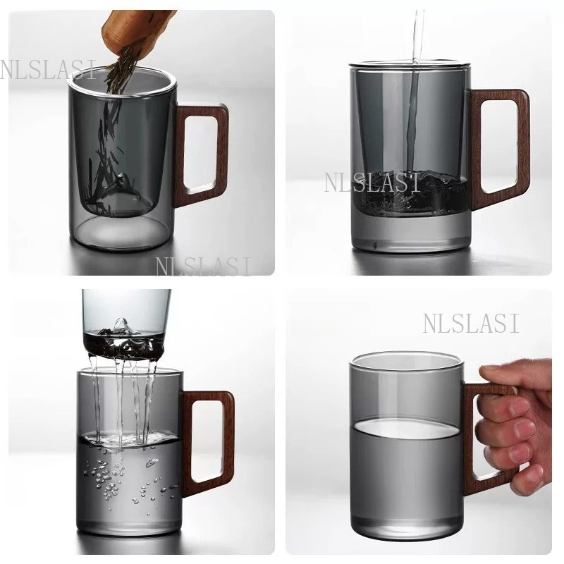 Smoky Gray Double Wall Glass T - огляд і ціна Double Wall Mug