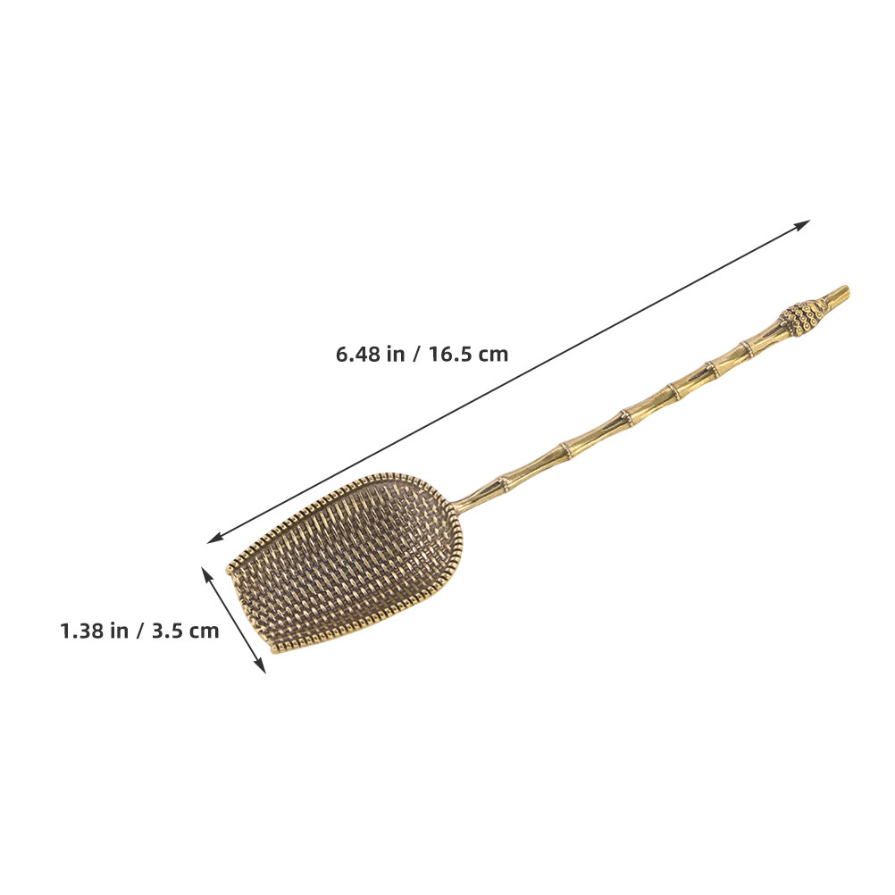 Vintage Brass Long Handle Tea  - огляд і ціна Coffee Tea Leaf