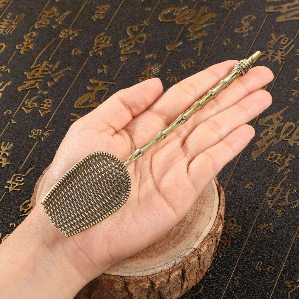 Vintage Brass Long Handle Tea  - огляд і ціна Coffee Tea Leaf