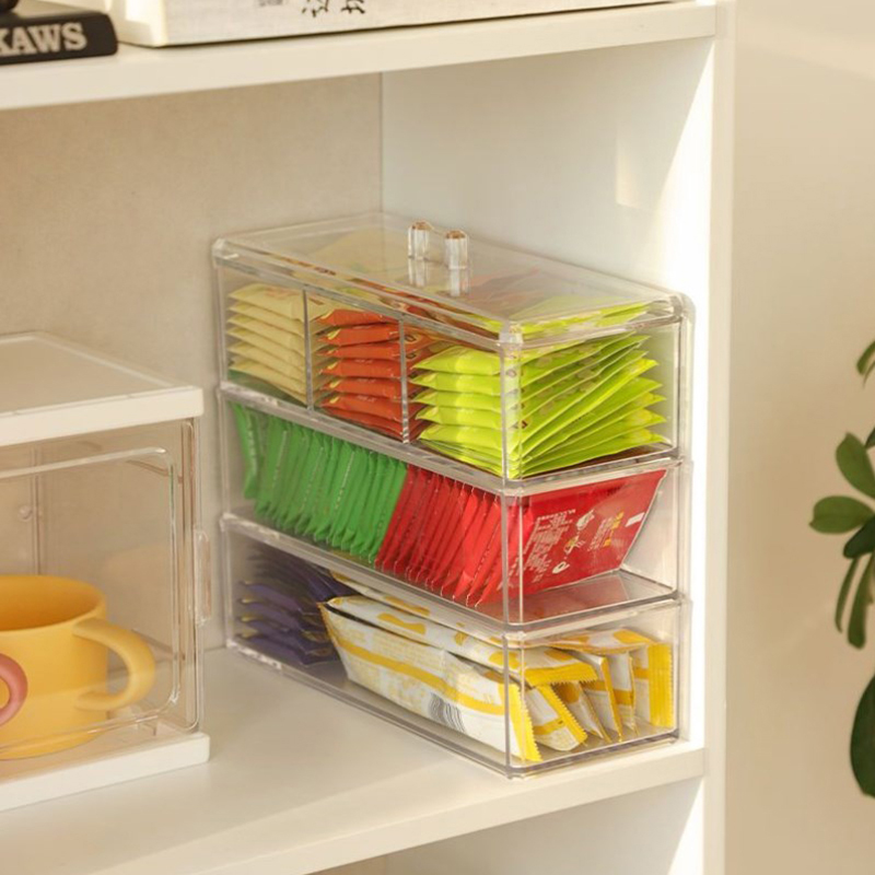 NEW Tea Bag Storage Box Drawer - огляд і ціна Tea Coffee Sugar Container