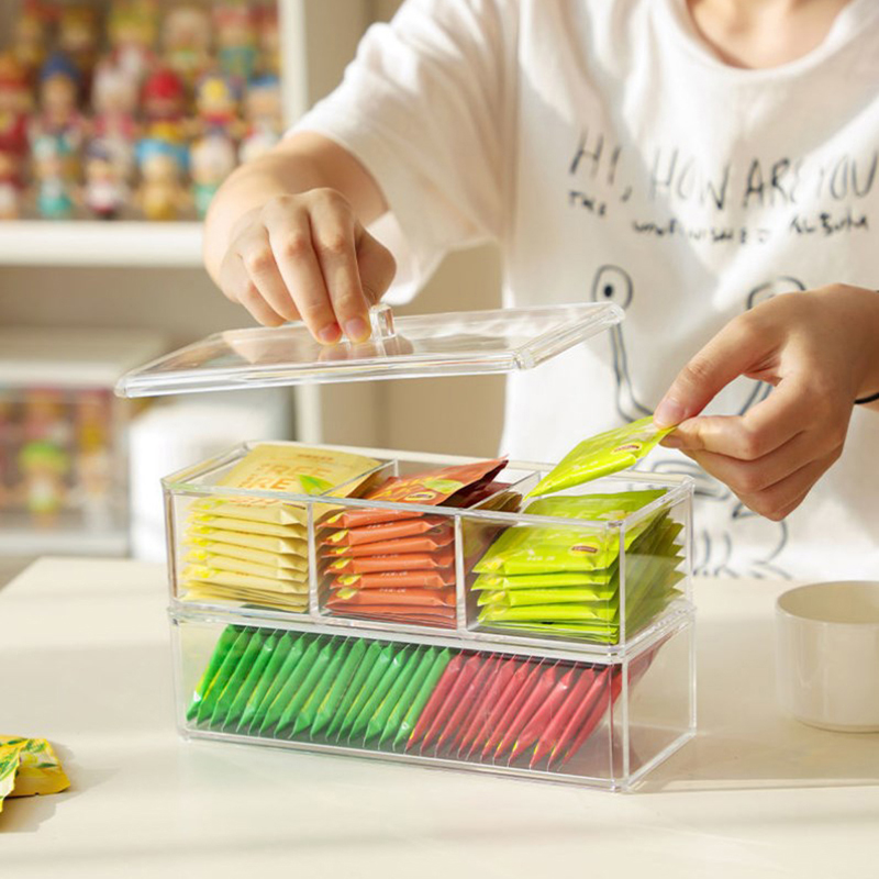 NEW Tea Bag Storage Box Drawer - огляд і ціна Tea Coffee Sugar Container