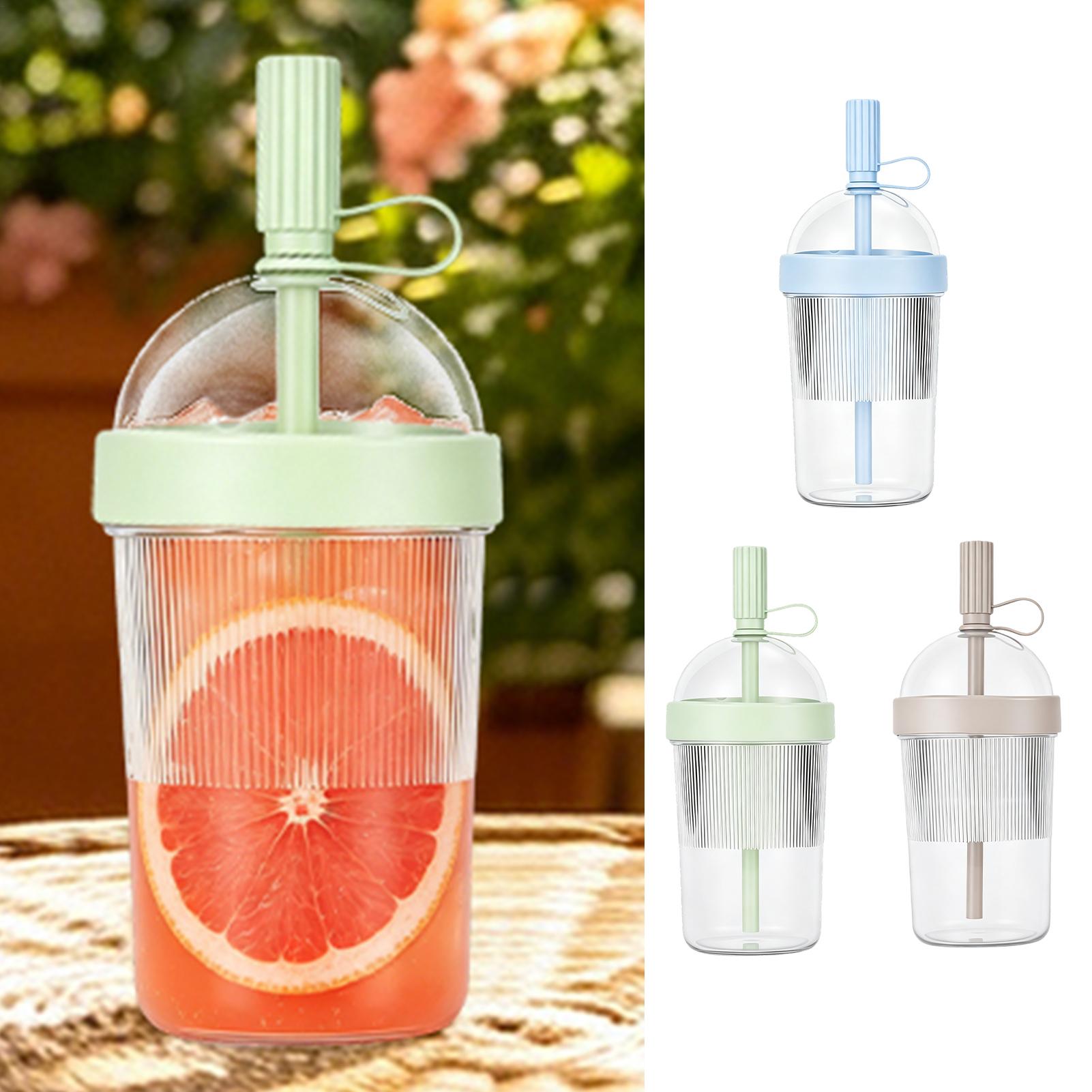 Straw Coffee Cup  17oz Portabl - огляд і ціна Coffee Jelly Tea
