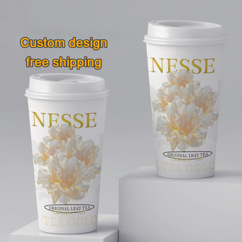 LOGO Custom Thickened Disposab - огляд і ціна Coffee Tea Paper Cups